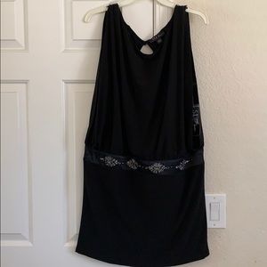 Black cocktail dress